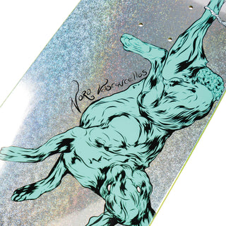 Welcome Skateboard Deck Nora Fairy Tale on Sphynx Glitter Prism Foil 8.8" x 32.4"