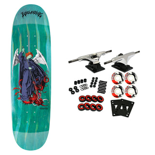 Welcome Skateboard Complete Garcia Spear on Son of Boline Teal/Prism Foil 8.8" x 32.5"