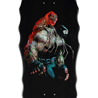 Welcome x Batman Skateboard Deck Bane of Widow Black Dip 10.0"