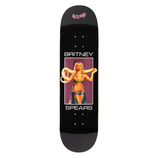 Welcome Skateboards x Britney Snake Deck Black/Pink Foil 8.5"