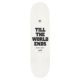 Welcome Skateboards x Britney World Deck White 8.5"