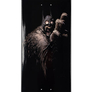 Welcome x Batman Skateboard Deck Batmonster on Popsicle Black Dip 8.75"