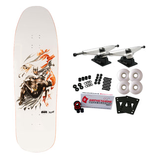 Welcome x Batman Skateboard Complete Heart of Hush on Gaia Bone 9.6"