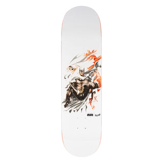 Welcome x Batman Skateboard Deck Heart of Hush on Popsicle Bone 8.5"