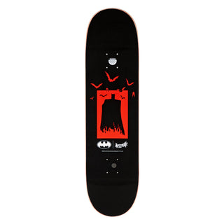 Welcome x Batman Skateboard Deck Heart of Hush on Popsicle Bone 8.5"
