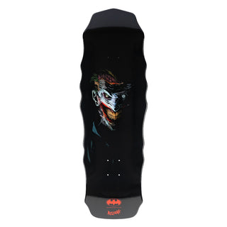 Welcome x Batman Skateboard Deck Joker on Widow Black Dip 10.0"