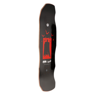 Welcome x Batman Skateboard Deck Talons on Dark Lord Red Stain 9.75"