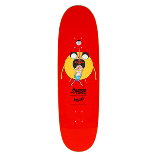 Welcome x Adventure Time Skateboard Deck Heroes on Boline 2.0 Light Blue 9.5"
