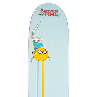 Welcome x Adventure Time Skateboard Deck Heroes on Boline 2.0 Light Blue 9.5"