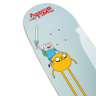 Welcome x Adventure Time Skateboard Deck Heroes on Boline 2.0 Light Blue 9.5"