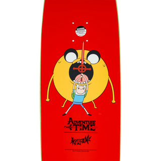 Welcome x Adventure Time Skateboard Deck Heroes on Boline 2.0 Light Blue 9.5"