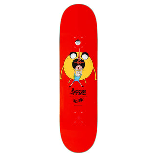 Welcome x Adventure Time Skateboard Deck Heroes on Popsicle Light Blue 8.5"