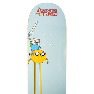 Welcome x Adventure Time Skateboard Deck Heroes on Popsicle Light Blue 8.5"