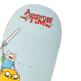 Welcome x Adventure Time Skateboard Deck Heroes on Popsicle Light Blue 8.5"