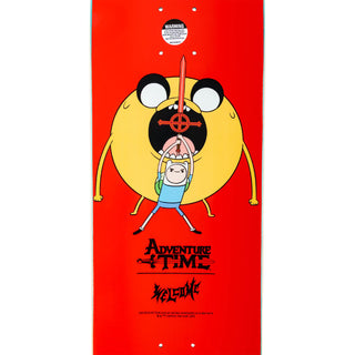 Welcome x Adventure Time Skateboard Deck Heroes on Popsicle Light Blue 8.5"