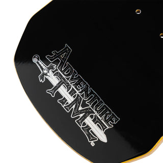 Welcome x Adventure Time Skateboard Deck Jake on Dark Lord Glitter/Black 9.75"