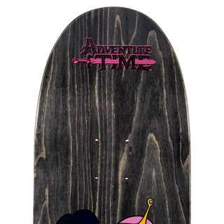 Welcome x Adventure Time Skateboard Deck Princess Power on Son of Boline Pink/Black 8.8"