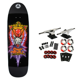 Welcome Skateboard Complete Corey Duffel Guest on Blixa Black 9.25" x 31.6"