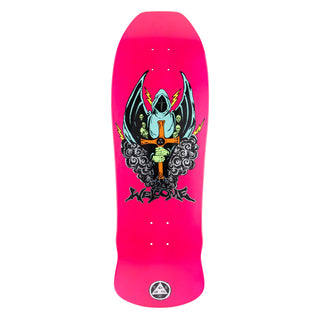 Welcome Skateboard Deck Knight on Early Grab Neon Pink Dip 10" x 31.95"