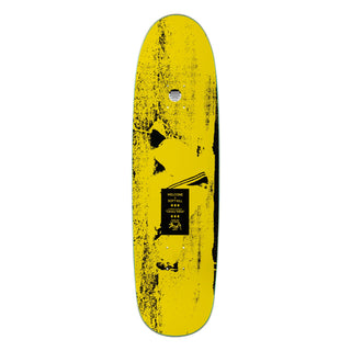 Welcome Skateboard Deck Soft Kill Canary Yellow on Atheme Red Foil 8.8" x 31.75"