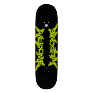 Welcome Skateboard Deck Unchained on Evil Twin White/Silver Foil 8.5" x 31.95"