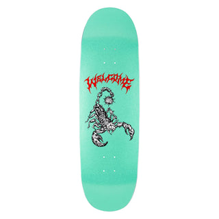 Welcome Skateboard Deck Mace on Boline 2.0 Egg Teal Glitter 9.5" x 33"