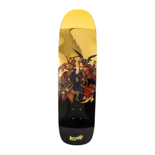 Welcome Skateboard Deck Torment on Golem Black/Gold Foil 9.25" x 32.6"