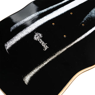Welcome Skateboard Deck Contemplation on Early Grab Black 10.0" x 31.95"