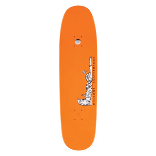 Welcome Skateboard Deck Love is Essential on Catblood2 Orange Dip 8.75" x 32.88"