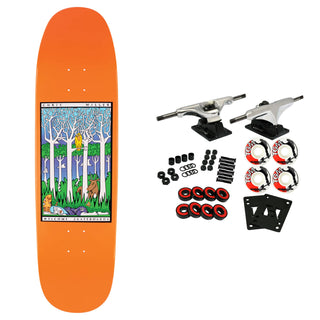 Welcome Skateboard Complete Love is Essential on Catblood2 Orange Dip 8.75" x 32.88"