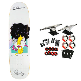 Welcome Skateboard Complete Special Effects on Sphynx White/Prism Foil 8.8" x 32.4"