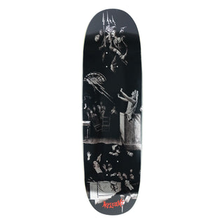 Welcome Skateboard Deck Trial on Boline 2.0 Black/Silver Foil 9.5" x 33.0"