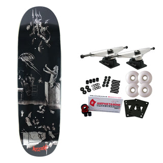 Welcome Skateboard Complete Trial on Boline 2.0 Black/Silver Foil 9.5" x 33.0"