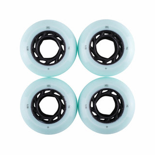 Welcome Wheels Orbs Ghost Lites Light Blue/Black 56mm 102A