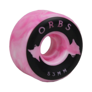 Welcome Wheels Orbs Specters Pink/White Swirl 53mm 99A