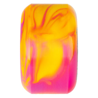 Welcome Skateboard Wheels Orbs Specters Pink/Yellow Swirl 53mm 99A