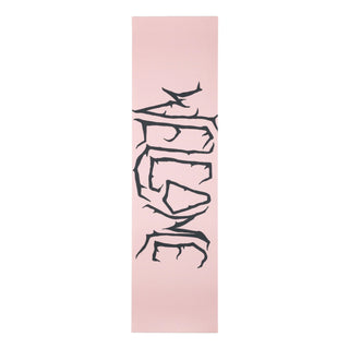 Welcome Skateboard Griptape Black Lodge Pink 9" x 33" Sheet