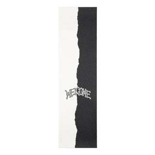 Welcome Skateboard Griptape Halfblood Black/White 9" x 33" Sheet