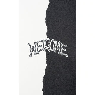 Welcome Skateboard Griptape Halfblood Black/White 9" x 33" Sheet