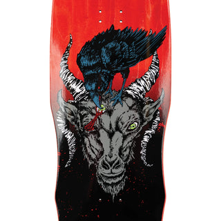 Welcome X Slipknot Skateboard Deck Spit it Out on Dark Lord Black/Red Stain 9.85"