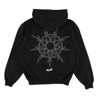 Welcome X Slipknot Hoody Nonagram Zip Black