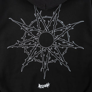 Welcome X Slipknot Hoody Nonagram Zip Black