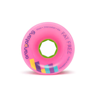 Orangatang Longboard Wheels Fat Free Pink 65mm 83A