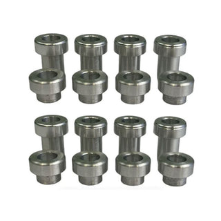 Labeda Whips Roller Hockey Wheels - Teal X-Soft 80mm - 8-Pack with Evo Spacers