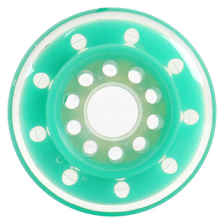 Labeda Whips Roller Hockey Wheels - Teal Soft 80mm - 8-Pack with Evo Spacers