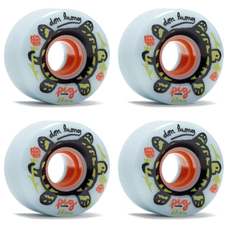 Pig Skateboard Wheels 58mm Don Luong Filmer RT's 92A Blue