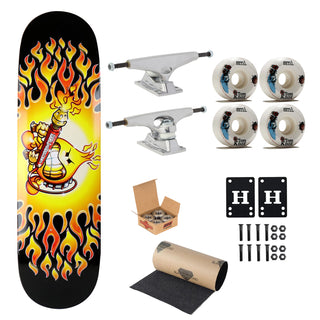 World Industries Skateboard Flamethrower 8.5" Krux, Independent, Sml Upgrade