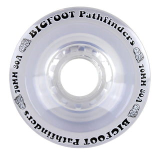 Bigfoot Longboard Wheels - 70mm 80a Pathfinders Clear