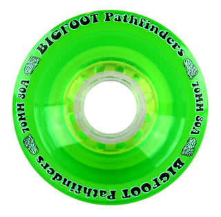 Bigfoot Longboard Wheels - 70mm 80a Pathfinders Green