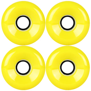 Longboard Wheels 64mm x 52mm 78A Yellow US Made